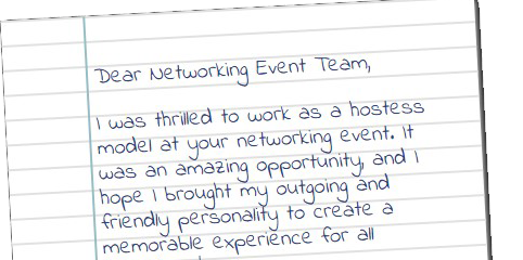 Talent Network Events - Note